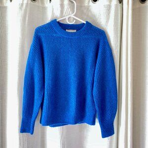 Everlane Cocoon Alpaca Sweater - Bright Blue - Excellent Condition